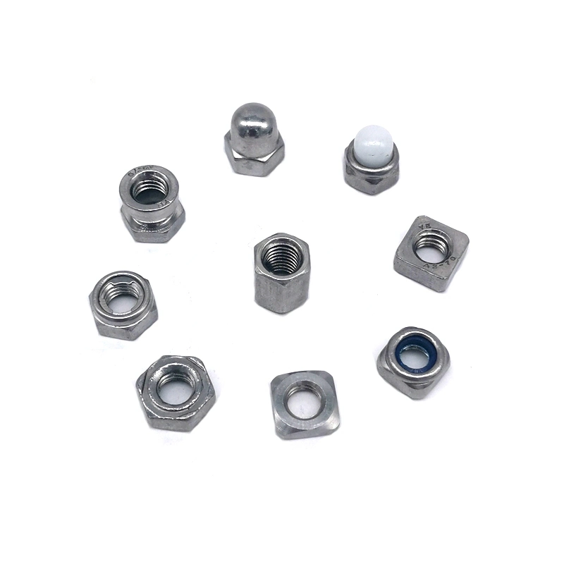 Manufacturer M8 M10 Stainless Steel Dome Wheel Nut Flange Nuts Rivet Nuts Hexagon Nut Spring Nut Lock Nut Bolts and Nuts Hexagon Hex Bolt and Nut Bolts and Nuts