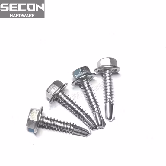 Made in China Fastener Stainless Steel Roofing Screws Tek Self Drilling Screw
