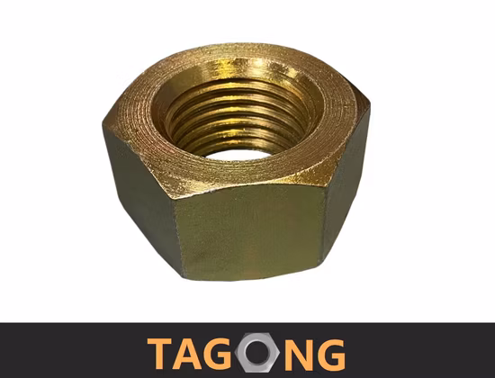 High Quality Self-Locking Black DIN 934 Hex Nut