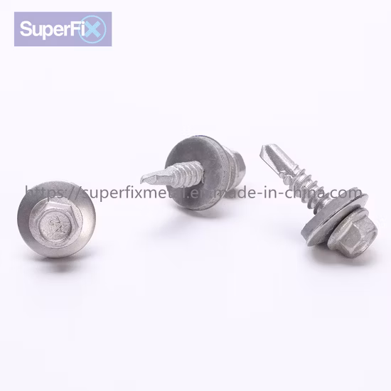 A2+420/CS Stainless Steel Bimetal Hex Head Self Tapping Screw