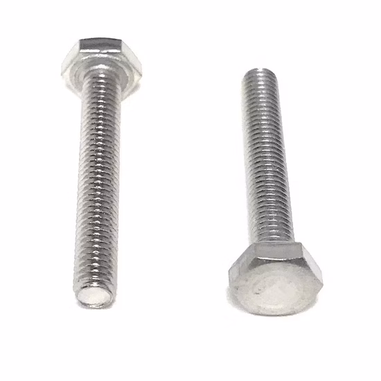 Stainless Steel Hex Bolts with Nuts Flat Washers 304 Ss 18-8, Hexagon Head, Fully Machine Threaded